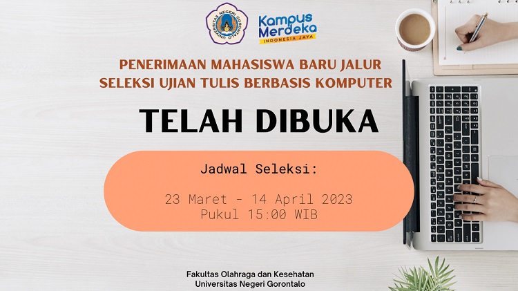 Penerimaan Mahasiswa Baru Jalur Seleksi Ujian Tulis Berbasis Komputer