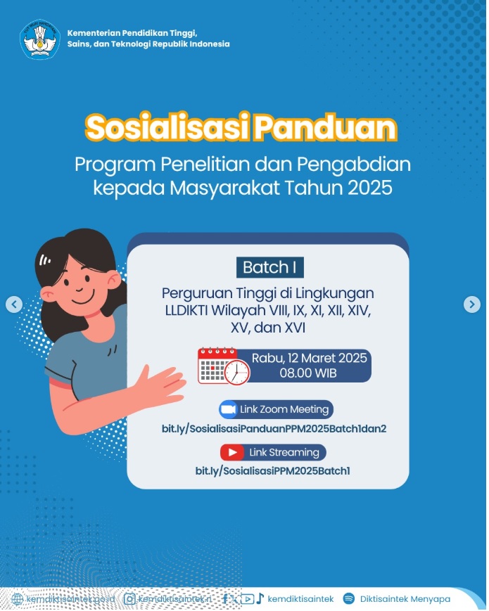 Sosialisasi Panduan Penelitian dan Pengabdian kepada Masyarakat Tahun 2025
